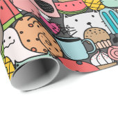 Adorable critters wrapping paper ラッピングペーパー (ロールコーナー)