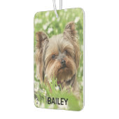Adorable Custom Pet Photo with Name カーエアーフレッシュナー (左)