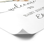 Adorable Cute Holiday Stork ポスター (角)