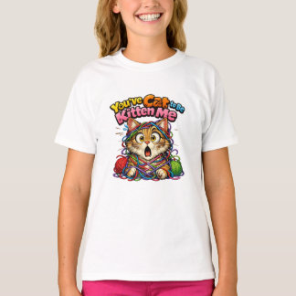 Adorable Cute Kitten Cat Kids T-Shirt Tシャツ