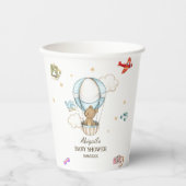 Adorable Cute Teddy Bear Baby Shower Paper Cups 紙コップ (正面)