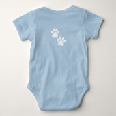 Adorable Dalmata ベビーボディスーツ (裏面)