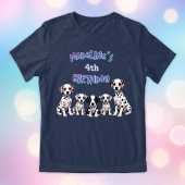 Adorable Dalmatian Puppies Birthday トライブレンドＴシャツ