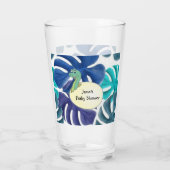 Adorable Dinosaur Baby Shower タンブラーグラス (裏面)