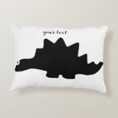 Adorable Dinosaur Decorative Pillow アクセントクッション (裏面)
