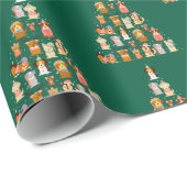 Adorable Dog Christmas Tree  ラッピングペーパー (ロールコーナー)
