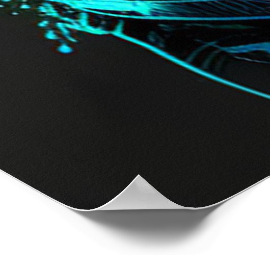 adorable dog with sunglasses  ポスター (角)