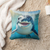 Adorable Dolphin Pillow! クッション (ブランケット)
