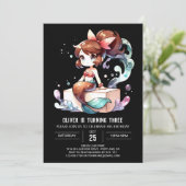 Adorable Dreamy Mermaid Birthday 招待状 (スタンド正面)
