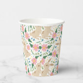  adorable Easter Bunny & Eggs Pattern 紙コップ (右)