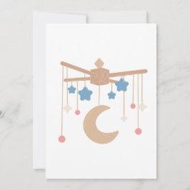 Adorable Elephant Baby Shower Invitation 招待状