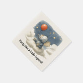 🎈Adorable Elephant Celebration Napkins 🐘✨ スタンダードカクテルナプキン (角)