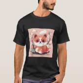 Adorable Fix With Our Red Panda And Cherry Blossom Tシャツ (正面)