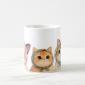 Adorable Fluffy Cat Lover Coffee Mug コーヒーマグカップ (中央)