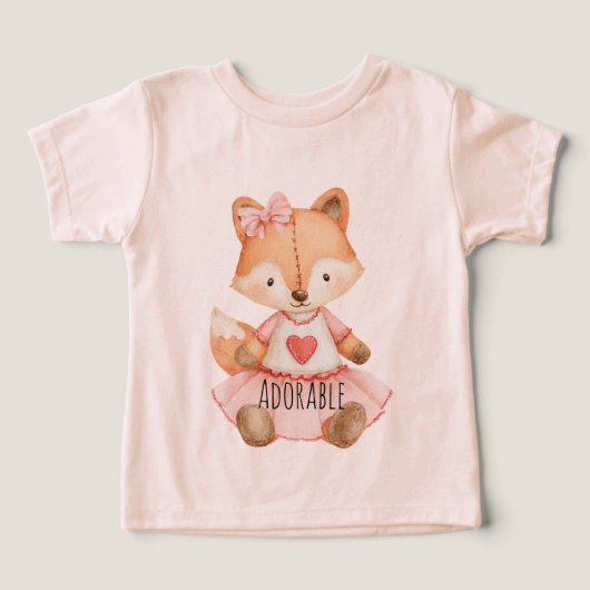 Adorable Fox Heart Animal (デザイン正面)
