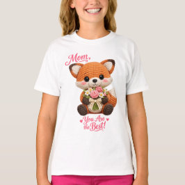 Adorable Fox Mom You Are The Best Cute Mothers Day Tシャツ