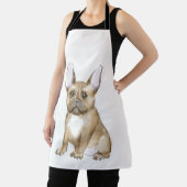 Adorable french bulldog puppy エプロン (インサイチュ)