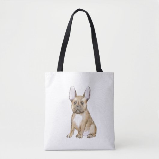 Adorable french bulldog puppy トートバッグ (正面)