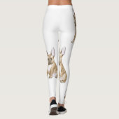 Adorable french bulldog puppy レギンス (裏面)