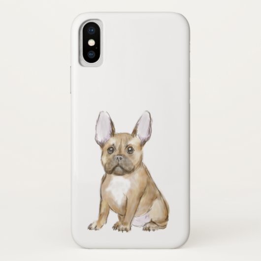 Adorable french bulldog puppy Case-Mate iPhoneケース (裏面)