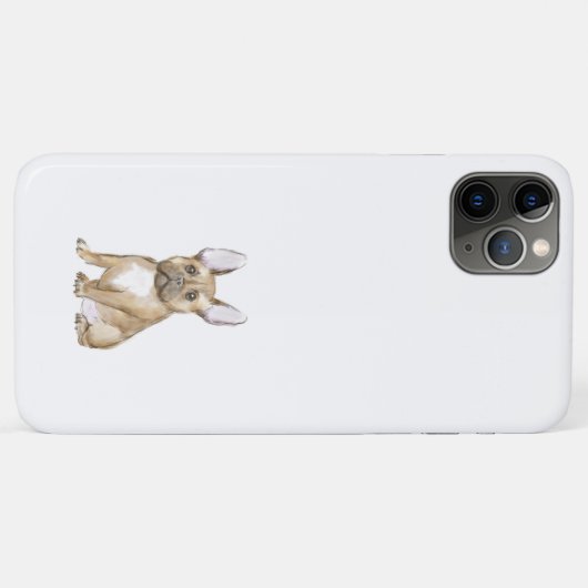 Adorable french bulldog puppy Case-Mate iPhoneケース (裏面(横))