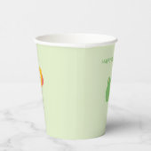 Adorable Frog and Balloon Birthday Paper Cups 紙コップ (右)