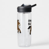 Adorable Gallop On! Happy Foal Kawaii Horse Design ウォーターボトル (左面)
