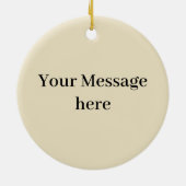 Adorable Gallop On! Happy Foal Kawaii Horse Design セラミックオーナメント (裏面)