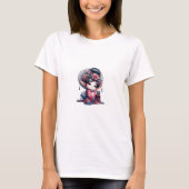 Adorable Geisha Gnome Illustration Tシャツ (正面)