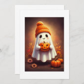 adorable ghost 招待状 (正面/裏面)