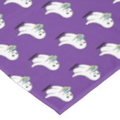 Adorable Ghost Cute Halloween Illustration テーブルクロス (アングル)