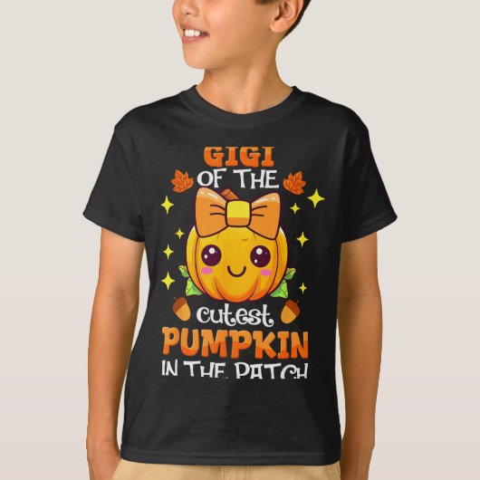 Adorable Gigi Of The Cutest Pumpkin In The Patch Tシャツ (正面)