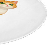 Adorable Ginger Kitten Throw Pillow カッティングボード (角)