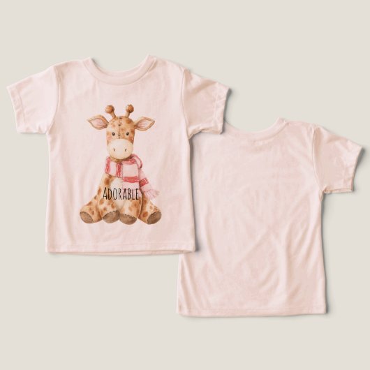 Adorable Giraffe Animal (デザイン正面&裏面)