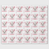 Adorable Girl Little Peanut  ラッピングペーパー (フラット)