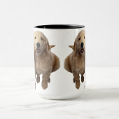 “Adorable Golden Retriever Puppies Mug** マグカップ (中央)