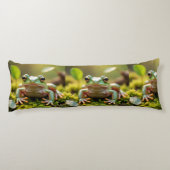 Adorable Green Frog Body Pillow ボディピロー (裏面)