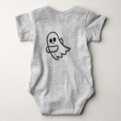 Adorable Halloween Ghost ベビーボディスーツ (裏面)