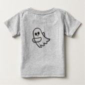 Adorable Halloween Ghost ベビーTシャツ (裏面)