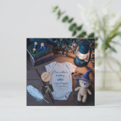 Adorable  Halloween  pregnancy announcement 招待状 (スタンド正面)