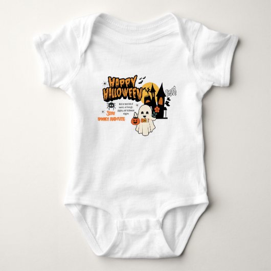 Adorable Halloween Shirts for Kids–Fun&Cute Design ベビーボディスーツ (正面)