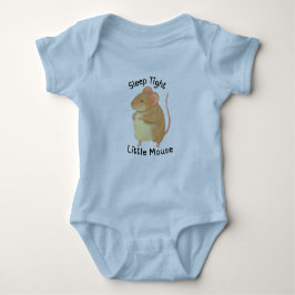 Adorable Hand-Painted Mouse Baby Bodysuit ベビーボディスーツ