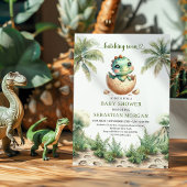 Adorable hatching soon baby shower invite editable 招待状