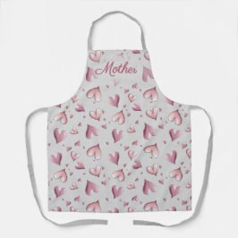 Adorable Hearts Pattern Apron エプロン