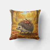 Adorable Hedgehog Forest Animals  クッション (裏面)
