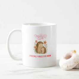 Adorable Hedgehog Mother's Day コーヒーマグカップ