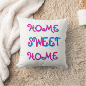 ADORABLE HOME SWEET HOME THROW PILLOW クッション (ブランケット)