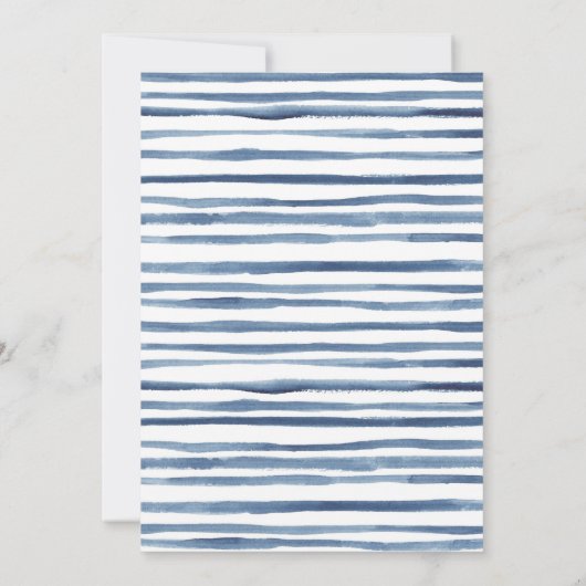 Adorable Jungle Party Animals Birthday 招待状 (裏面)