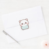 “Adorable Kawaii Animal Sticker – Chibi Cute Paste スクエアシール (封筒)
