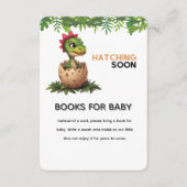 Adorable Kawaii Baby Dinosaur Hatching エンクロージャーカード (正面)